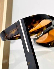 Tom Ford Rosco Sunglasses TF1022 Havana/Orange 58-16-140mm With Case New