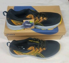 ASICS Men’s Gel-Venture 9 Trail Running Shoes Black/Yellow Size 12 Ortholite