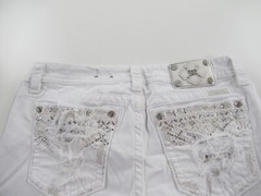 MISS ME MID-RISE (EASY CROP) JEANS TAG SIZE 31 MEASURED 33X23 ½ MM#156