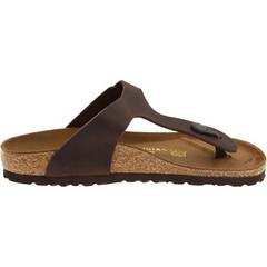Birkenstock 743831 Unisex Gizeh Habana Oiled Leather Sandals, Size Options