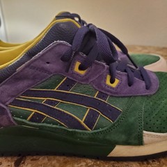 ASICS Gel Lyte III OG Hunter Green/ Purple Mens Sz 11.5 Academic Scholar Pack