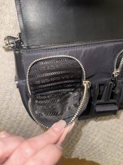 Prada vintage pre owned Tessuto Nylon Crossbody Bag Condition is on the photo