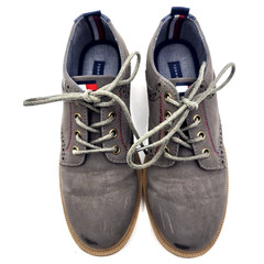 TOMMY HILFIGER Oxford Shoes Michael Pearl Grey Lace Up Boys Size 1