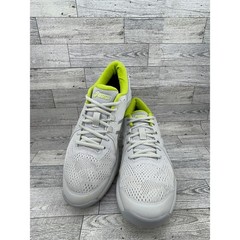Asics Gel-Game 8 Mens Tennis Shoes Light Grey Lime Green 1111A085 Size 8.5