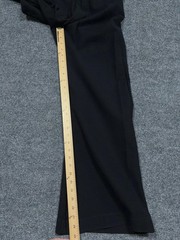 Vintage Men’s Cracker Jack Pants US Navy 26×29 Wool Militaria Black