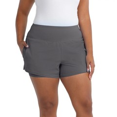 Spyder Women’s Running Short Side Pockets Side Slits on Outer Short