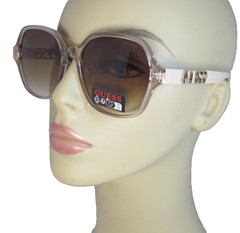 GUESS Oversized Sunglasses Bling-accented Metal Temple Logos GO00091-45F