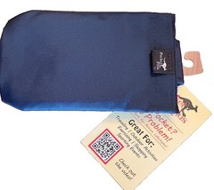 2 Pocket Plus Bl/gr Belt Loop Pouch Bag Hook & Loop Closure Medium Travel