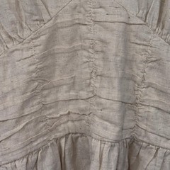 SIM & SAM Women’s Linen Blend Peasant Top Size XL