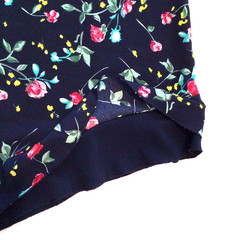 Women’s camisole navy blue spaghetti straps moody floral Romantic Soft Girl 1XL