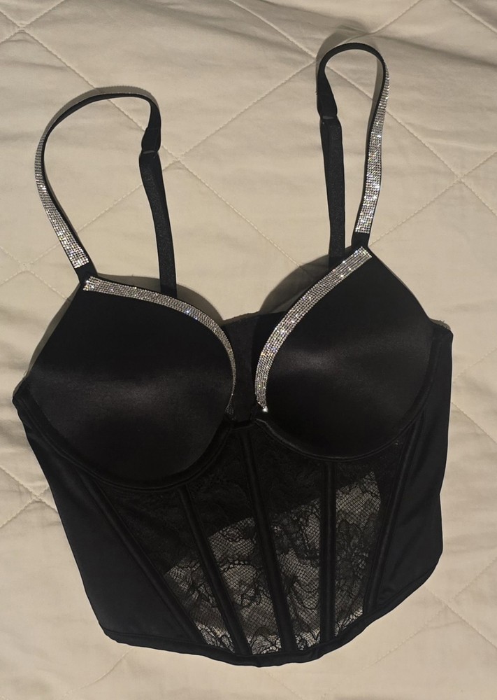 Victoria’s Secret Bombshell Very Sexy Push-Up Bralette Black Bra Pick a Size NWT