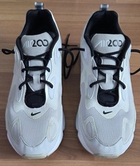 Nike Air Max 200, Men’s Shoe, Size 8, AQ2568-002 in Vast Gray/White