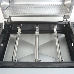 Master Forge Medium 480-Sq.In Stainless steel 3 -Burner Liquid Propane Ga|119860