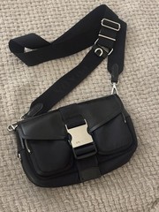 Prada vintage pre owned Tessuto Nylon Crossbody Bag Condition is on the photo