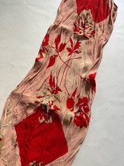Vintage Next Floral Midi Dress 100% Viscose Made in India