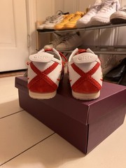 Onitsuka Tiger MEXICO 66 DELUXE NIPPON MADE 1181A370 100 White Classic Red Shoes