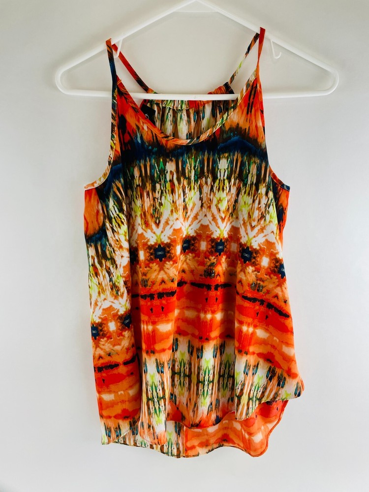 By&by Tank Top Women’s Size Small Bohemian Sleeveless Spaghetti Strap