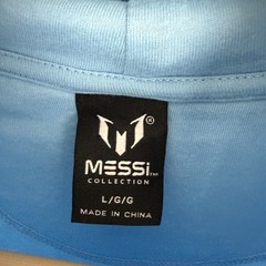 Lionel Messi Collection Hoodie Pullover Mens Large Blue Soccer Futbol Argentina