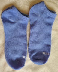 4 new pairs of Women’s B.U.M. anklet socks – 4 grey & 4 light purple