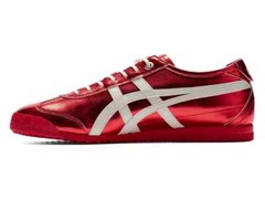 Onitsuka Tiger Mexico 66 Red Metallic Leather Sneakers Shoes Unisex w/ Box