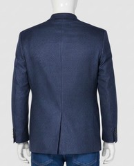 Lauren Ralph Lauren Men’s Blue Houndstooth Blazer Sport Coat Suit Jacket Sz 38L