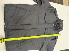 Men’s Dockers Bomber Jacket Soft Nylon Poly Sz L – Built in hide away hood
