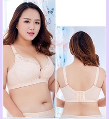 Bracelets For Women Push Up Bra Embroidery Underwear Full Coverage Plus Size