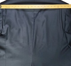 Ralph Lauren BLACK LABEL Jacket Mens 52R Sports Coat Blazer Silver Buttons Wool