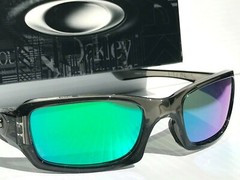 NEW Oakley FIVES Squared Grey Smoke POLARIZED Galaxy JADE Mirror Sunglass 9238
