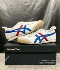 Onitsuka Tiger MEXICO 66 White/blue Sneakers Unisex 1183C102-100 Athletic Shoes
