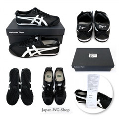 Onitsuka Tiger MEXICO 66 1183C102 001 BLACK/WHITE from Japan NEW