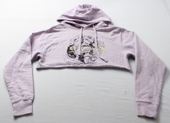 BD x RWBY Women’s Graphic Print Cropped Pullover Hoodie WR4 Purple Small