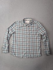 Purnell Plaid Flannel Shirt Womens Medium Santa Barbara Workwear Long Sleeve