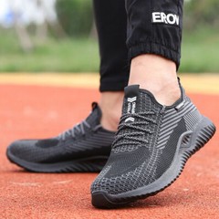 Mens Work Safety Shoes Steel Toe Cap Bulletproof Boots Indestructible Sneakers