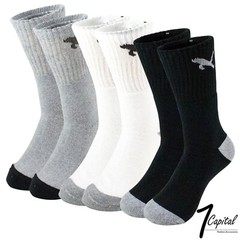 Lot 3-12 Pairs Mens Solid Sports Athletic Work Plain Crew Socks Size 9-11 10-13