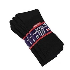 Diamond Star Diabetic Socks 13-15 Black Non-Elastic Loose Fit Top 10-13 3pk