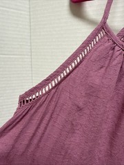 O’Neill Women’s Mauve Halter Top Size Medium With Tie On Top