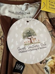 Bamboo Sweet Southern Oak Zippy Rodeo Wrangler Cows Cowboy Pj’s Baby 2T NWT