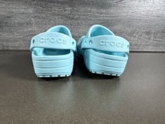 Crocs Kids’ Classic Floral Cut Out Clogs Aquamarine #210943-4PD