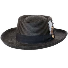 Gambler Straw Wide Brim Hat by Bruno Capelo