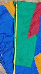 Vintage 80’s 90’s Nike Windbreaker Jacket, Color Block Full Zip XXL
