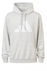 Adidas Multi Sport BL Mens Hoodie M Grey Pullover Training Sweatshirt