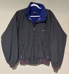 Vintage Patagonia Shelled Synchilla Jacket Men’s S Bomber Fleece Lined 90s USA