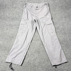 CAMO Distributors Pants Mens 33×30 Gray Combat Cargo Adjustable Waist Made USA
