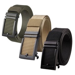 Mens Ratchet Belt Nylon Web Belts for with Automatic Slide Buckle Tactical belt