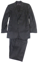 Brooks Brothers Suit 44L W37 SAXXON Gray Canada Excellent Condition Regent