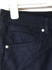 Dean St. Troper France Women’s Capris, Navy Blue Cotton Pants Size Varies New !!