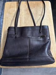 Wilson’s leather Brown Solid Pebbled Shoulder Bag Shoulder Strap