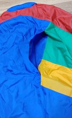 Vintage 80’s 90’s Nike Windbreaker Jacket, Color Block Full Zip XXL