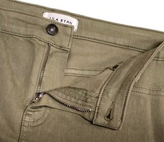 Lila Ryan Dorianna Cropped Skinny Jeans Light Green Woman’s 14 New